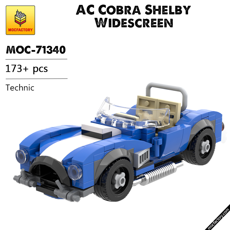 MOC 71340 AC Cobra Shelby Widescreen Technic by billyballokarlo MOC FACTORY - LEPIN Germany