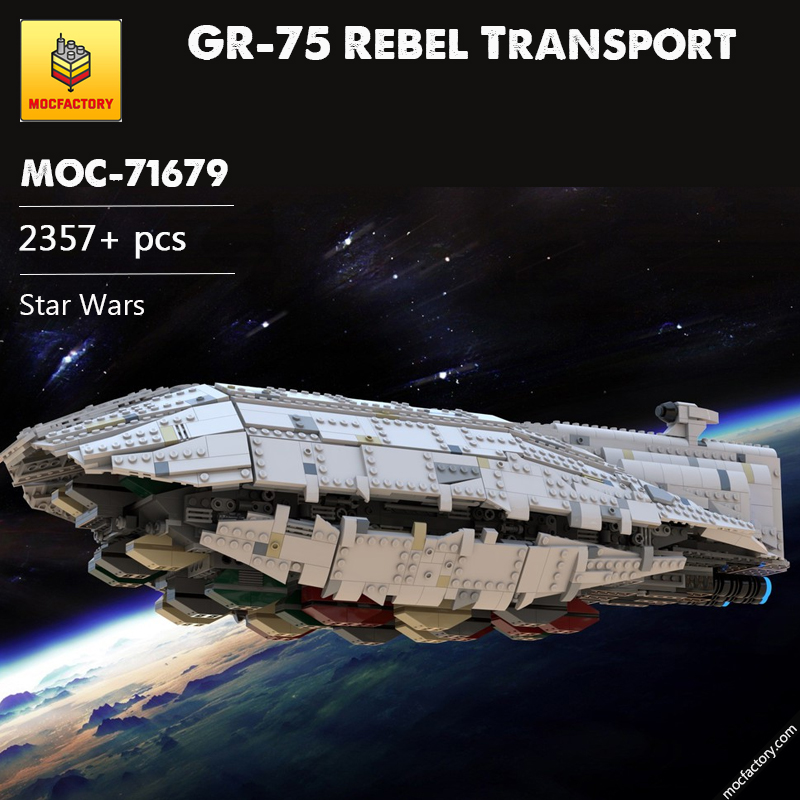 MOC 71679 GR 75 Rebel Transport Star Wars by Bruxxy MOC FACTORY - LEPIN Germany