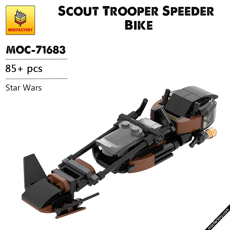 MOC 71683 Scout Trooper Speeder Bike Star Wars by beardLB MOC FACTORY - LEPIN Germany