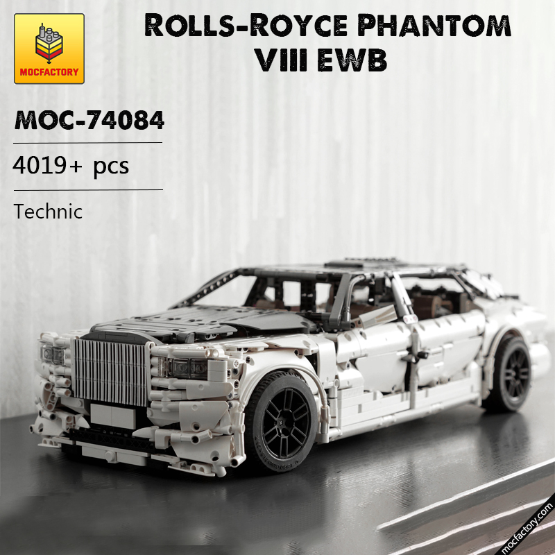 MOC 74084 Rolls Royce Phantom VIII EWB Technic by OleJka MOC FACTORY - LEPIN Germany