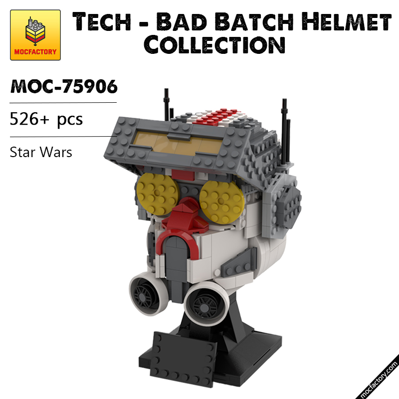 MOC 75906 Tech Bad Batch Helmet Collection Star Wars by Breaaad MOC FACTORY - LEPIN Germany