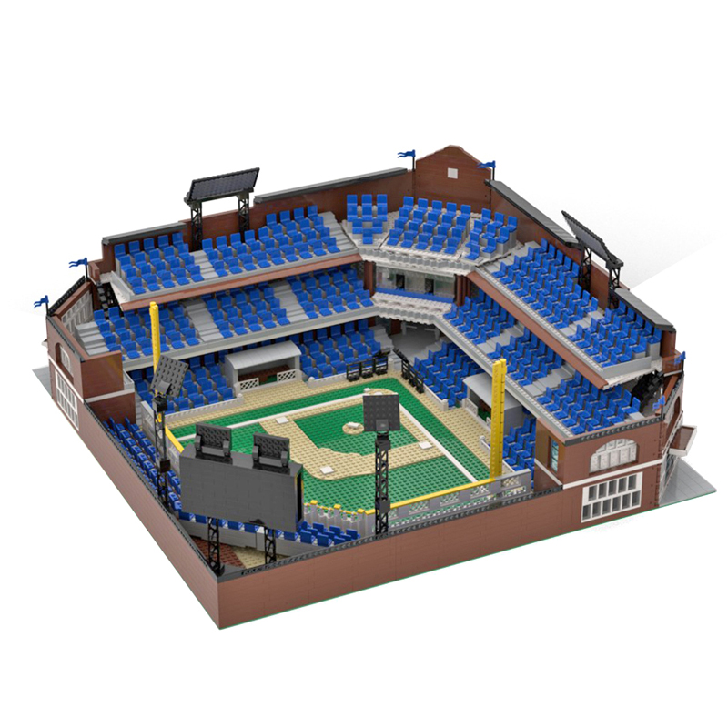 MOC 76626 Modular Baseball Stadium Minifigure Scale Modular Building by gabizon MOC FACTORY 2 - LEPIN Germany