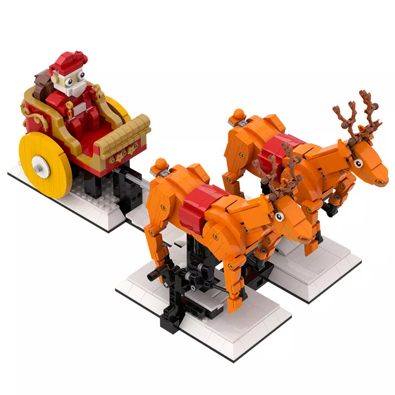 MOC 90035 Santas sleigh with 2 reindeer Christmas Creator MOC FACTORY 2 - LEPIN Germany