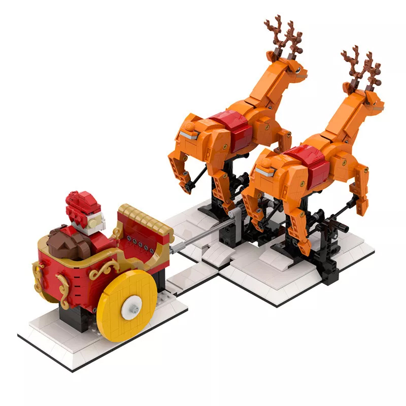 MOC 90035 Santas sleigh with 2 reindeer Christmas Creator MOC FACTORY 3 - LEPIN Germany