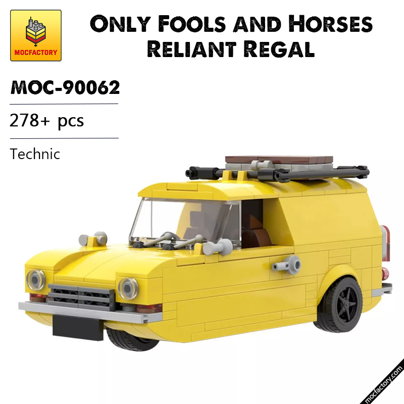 MOC 90062 Only Fools and Horses Reliant Regal Technic MOC FACTORY - LEPIN Germany