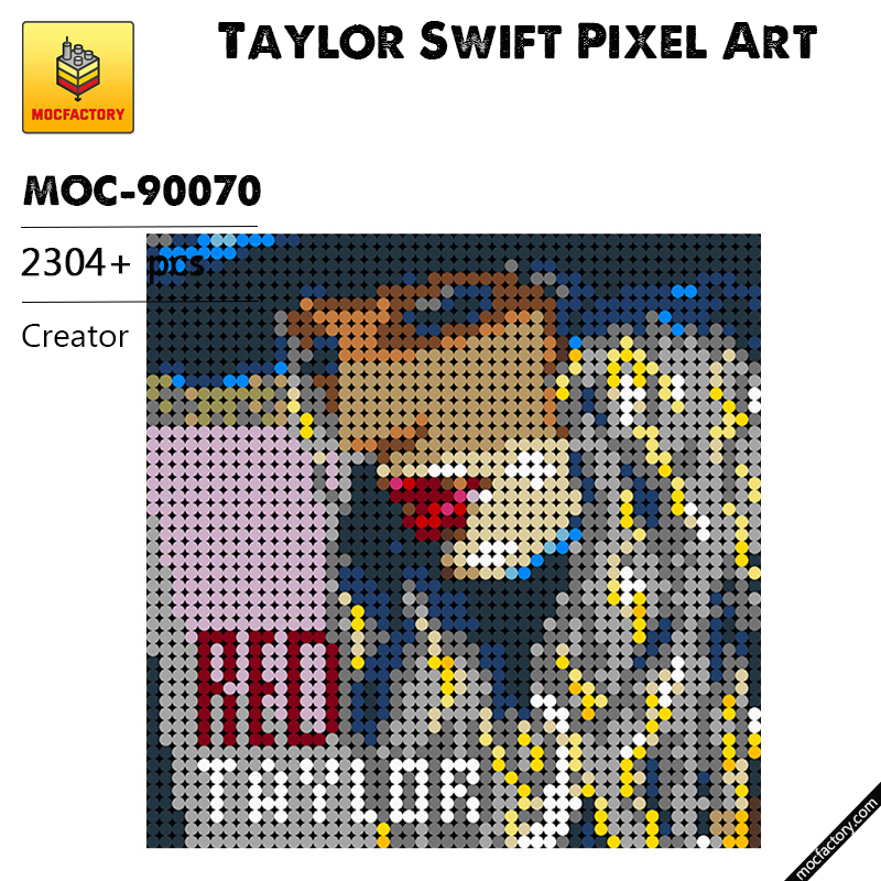 MOC 90070 Taylor Swift Pixel Art Creator MOC FACTORY - LEPIN Germany