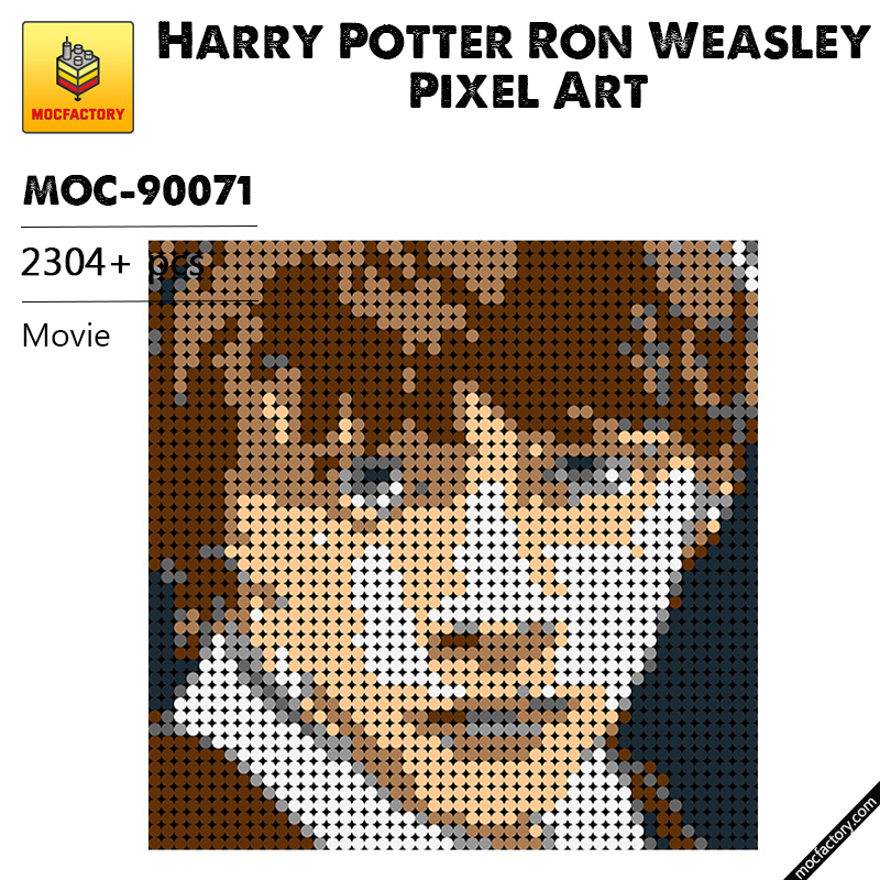 MOC 90071 Harry Potter Ron Weasley Pixel Art Movie MOC FACTORY - LEPIN Germany