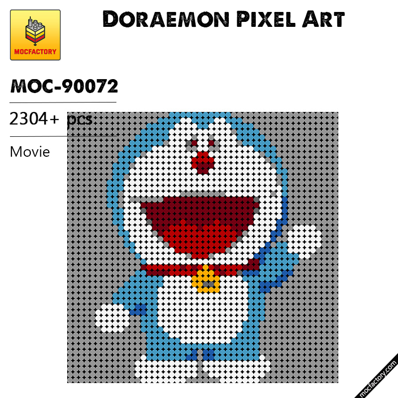 MOC 90072 Doraemon Pixel Art Movie MOC FACTORY - LEPIN Germany