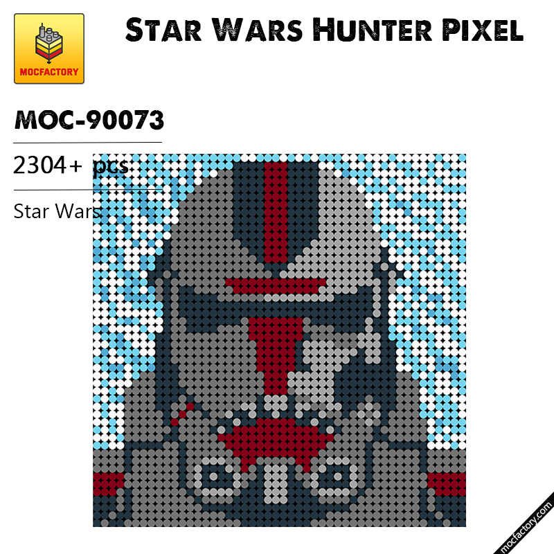 MOC 90073 Star Wars Hunter Pixel Art MOC FACTORY - LEPIN Germany
