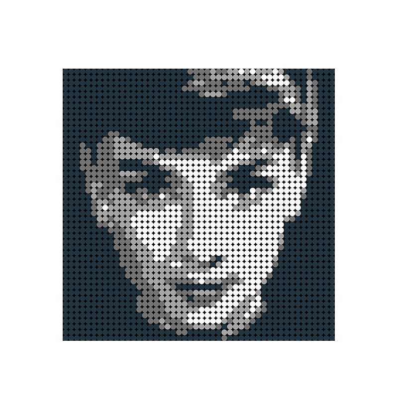 MOC 90074 Audrey Hepburn Pixel Art Creator MOC FACTORY2 - LEPIN Germany
