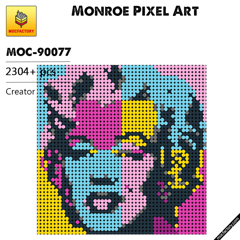 MOC 90077 Monroe Pixel Art Creator MOC FACTORY - LEPIN Germany