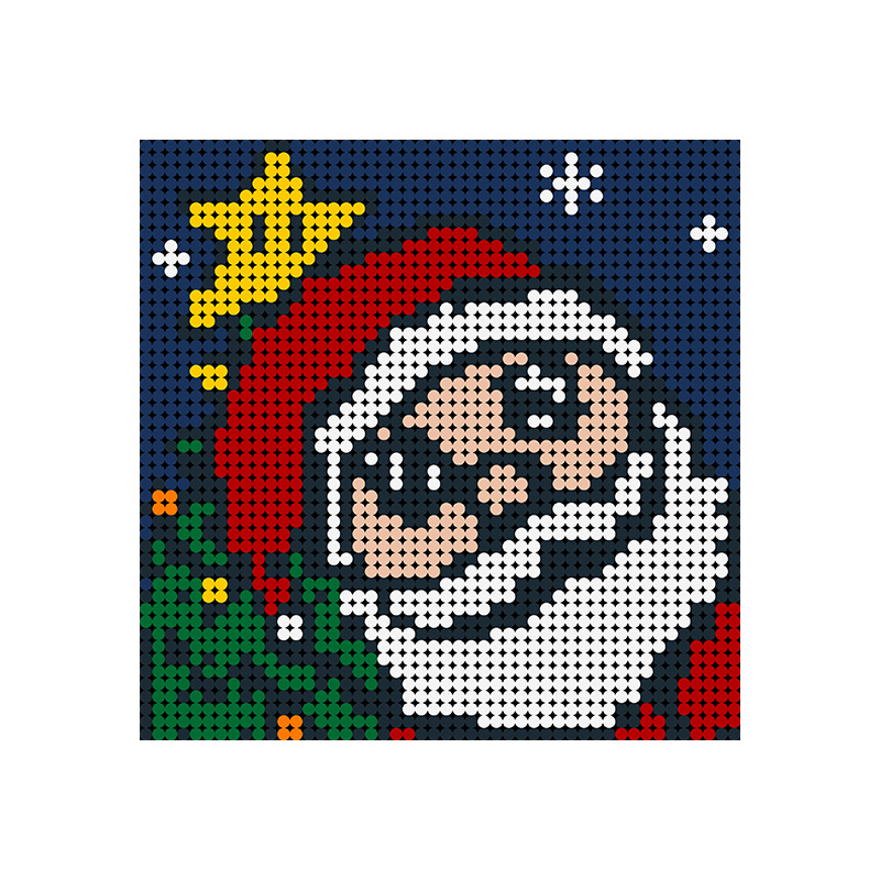 MOC 90079 Santa Claus Pixel Art Creator MOC FACTORY 2 - LEPIN Germany