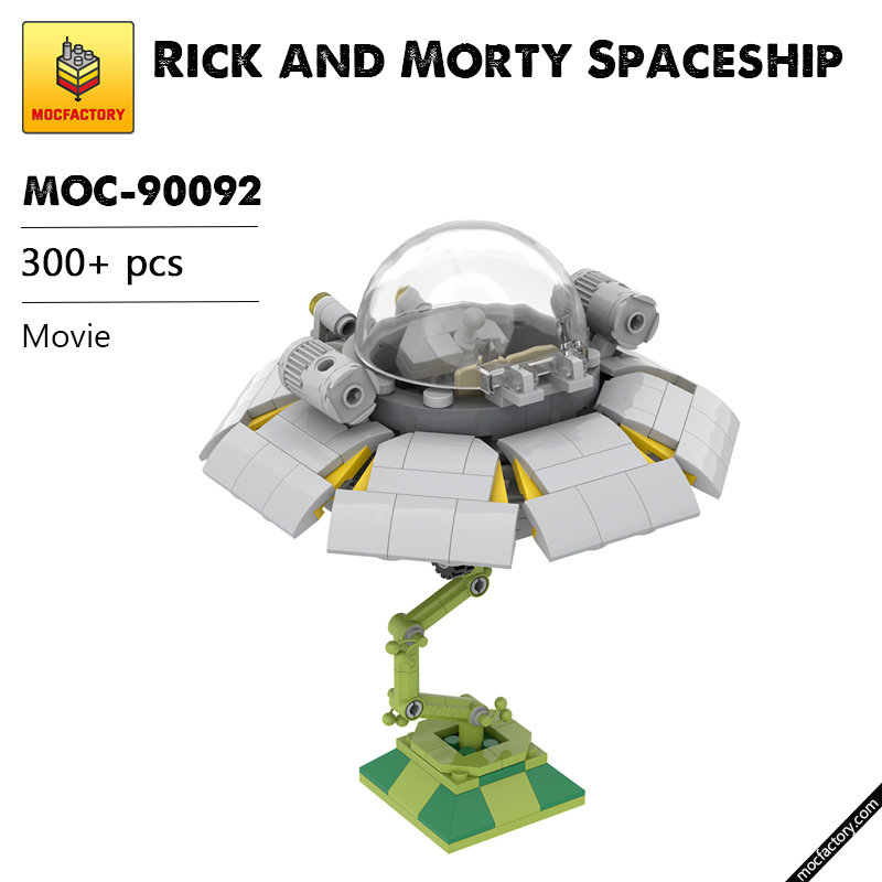 MOC 90092 Rick and Morty Spaceship Movie MOC FACTORY - LEPIN Germany
