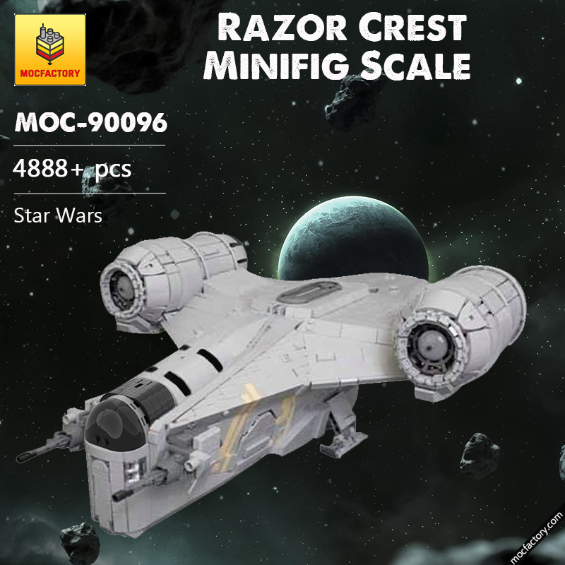 MOC 90096 Razor Crest Minifig Scale Star Wars MOC FACTORY - LEPIN Germany