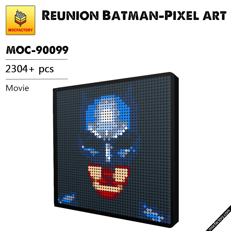 MOC 90099 Reunion Batman Pixel art Movie MOC FACTORY - LEPIN Germany