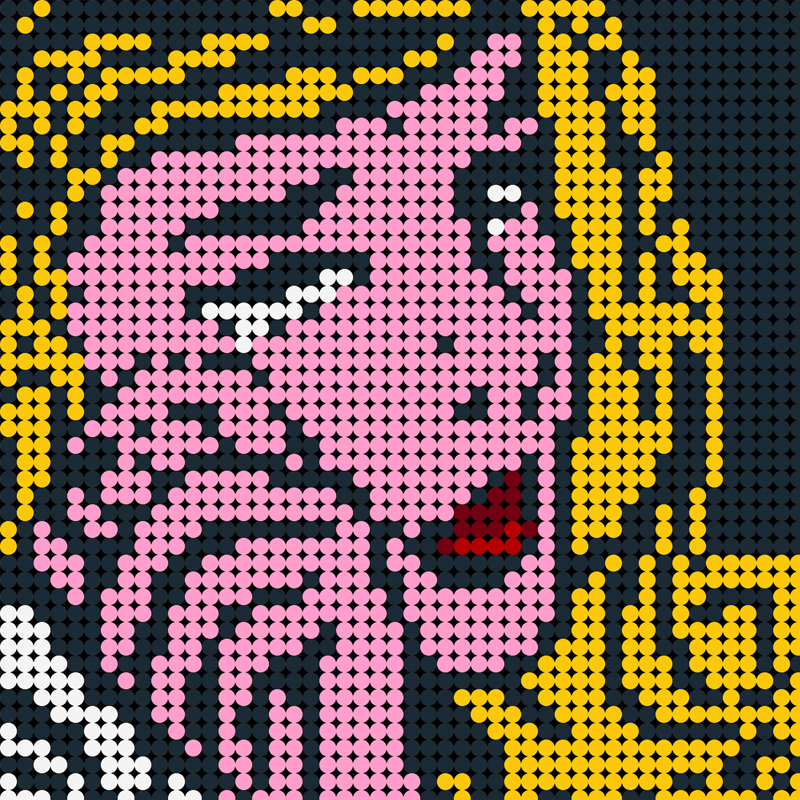 MOC 90102 Crying girl Pixel art Creator MOC FACTORY 3 - LEPIN Germany