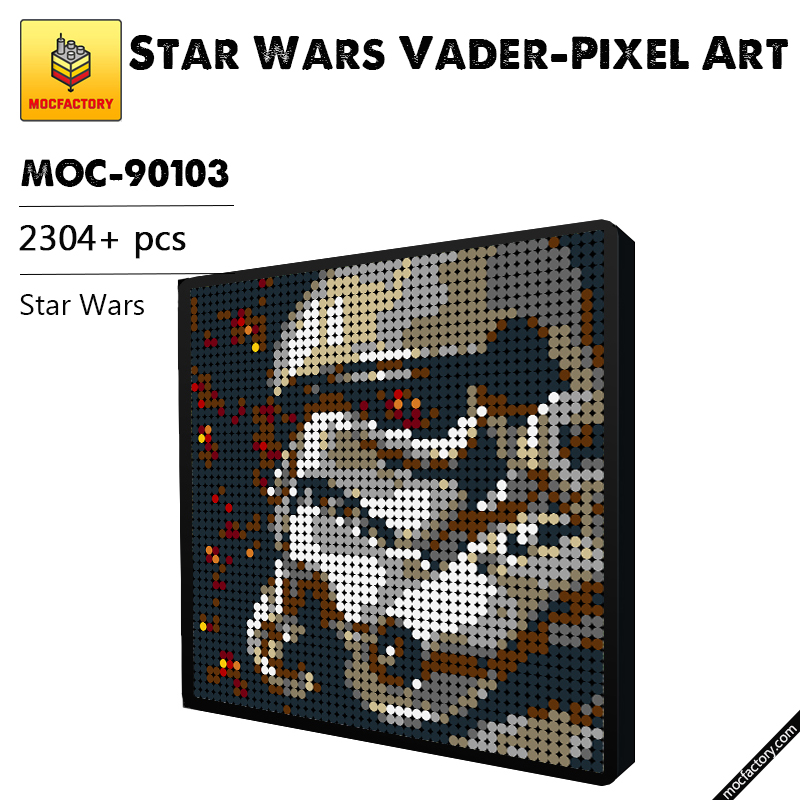 MOC 90103 Star Wars Vader Pixel Art MOC FACTORY - LEPIN Germany