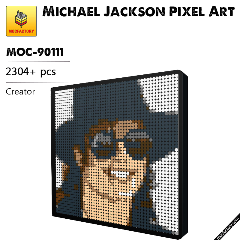 MOC 90111 Michael Jackson Pixel Art Creator MOC FACTORY - LEPIN Germany