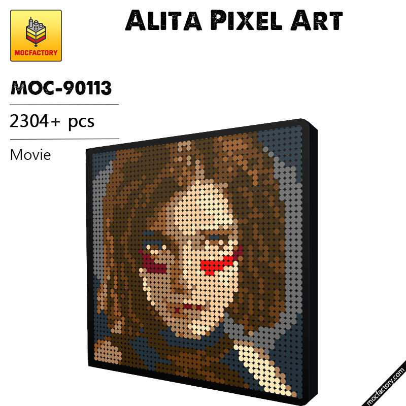 MOC 90113 Alita Pixel Art Movie MOC FACTORY - LEPIN Germany