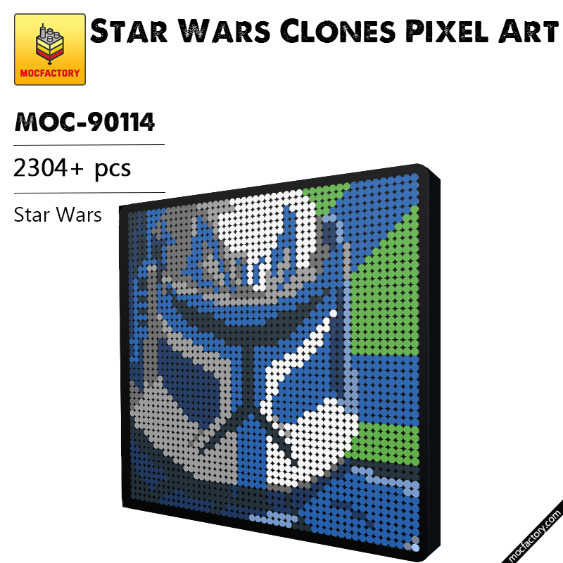 MOC 90114 Star Wars Clones Pixel Art MOC FACTORY - LEPIN Germany