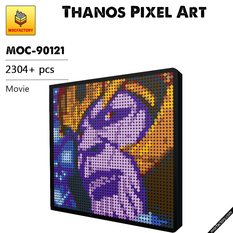 MOC 90121 Thanos Pixel Art Movie MOC FACTORY - LEPIN Germany