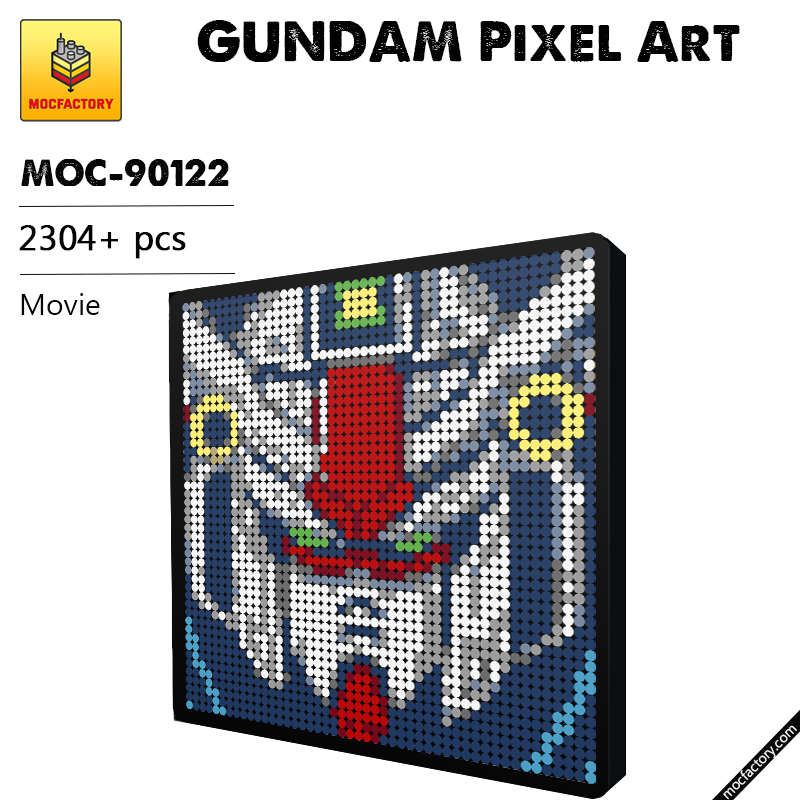 MOC 90122 GUNDAM Pixel Art Movie MOC FACTORY - LEPIN Germany