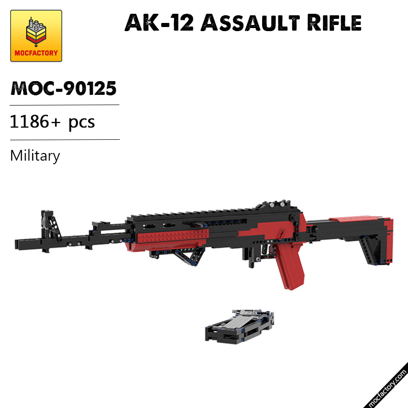 MOC 90125 AK 12 Assault Rifle Military MOC FACTORY - LEPIN Germany