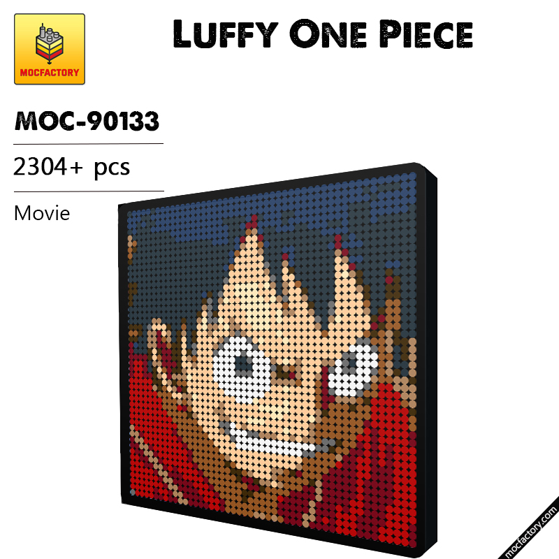 MOC 90133 Luffy One Piece Pixel Art Movie MOC FACTORY - LEPIN Germany