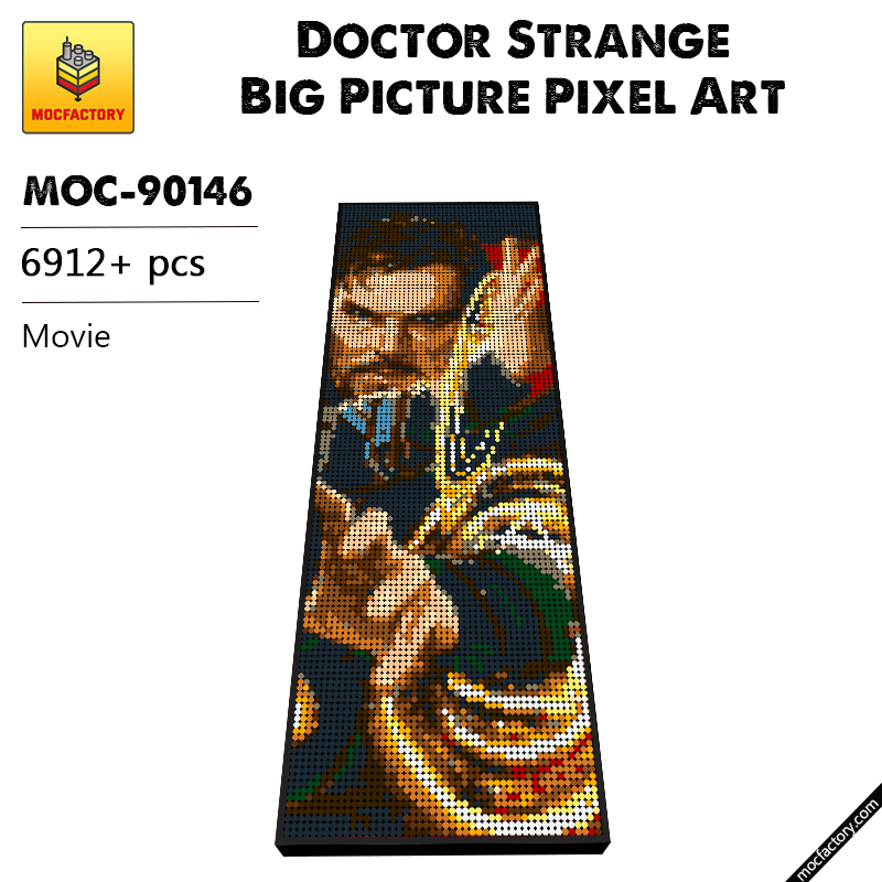 MOC 90146 Doctor Strange Big Picture Pixel Art Movie MOC FACTORY - LEPIN Germany
