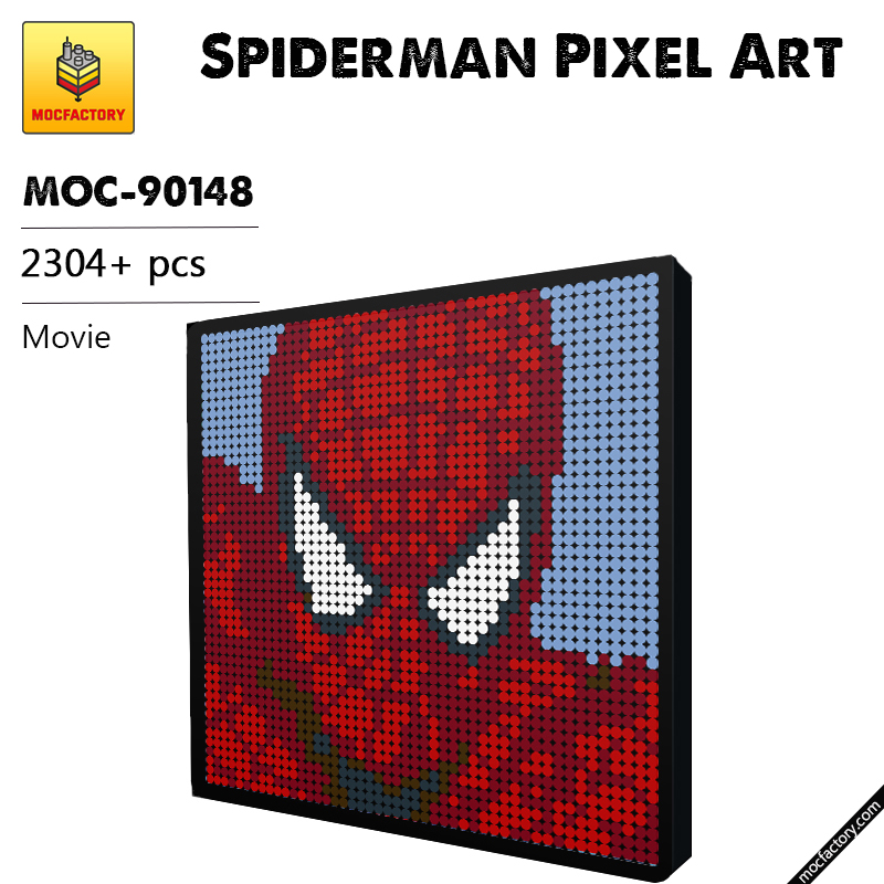 MOC 90148 Spiderman Pixel Art Movie MOC FACTORY - LEPIN Germany