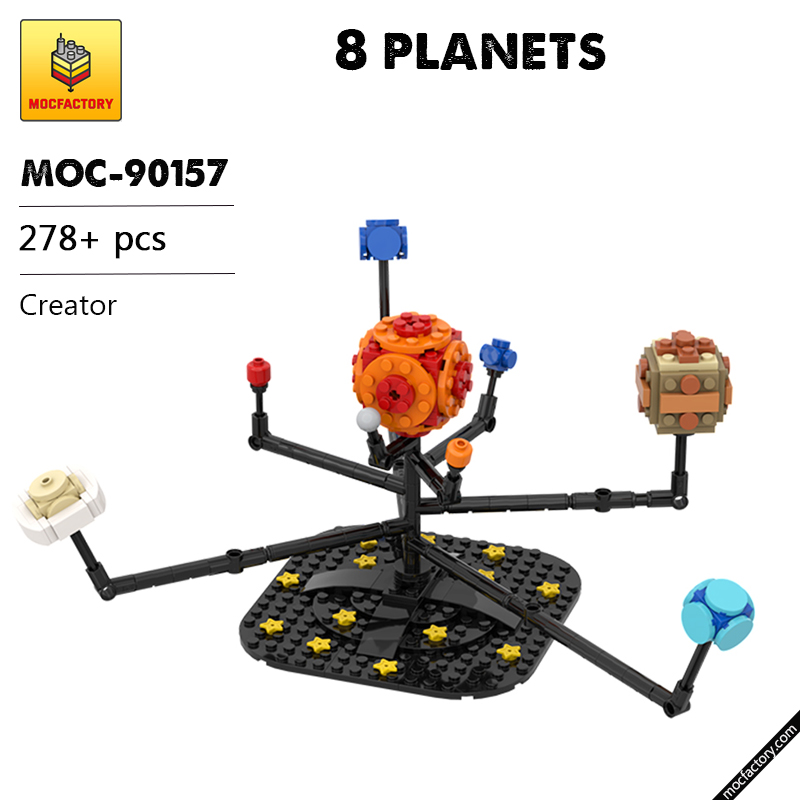MOC 90157 8 planets Creator MOC FACTORY - LEPIN Germany
