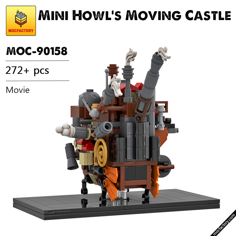 MOC 90158 Mini Howls Moving Castle Movie MOC FACTORY - LEPIN Germany