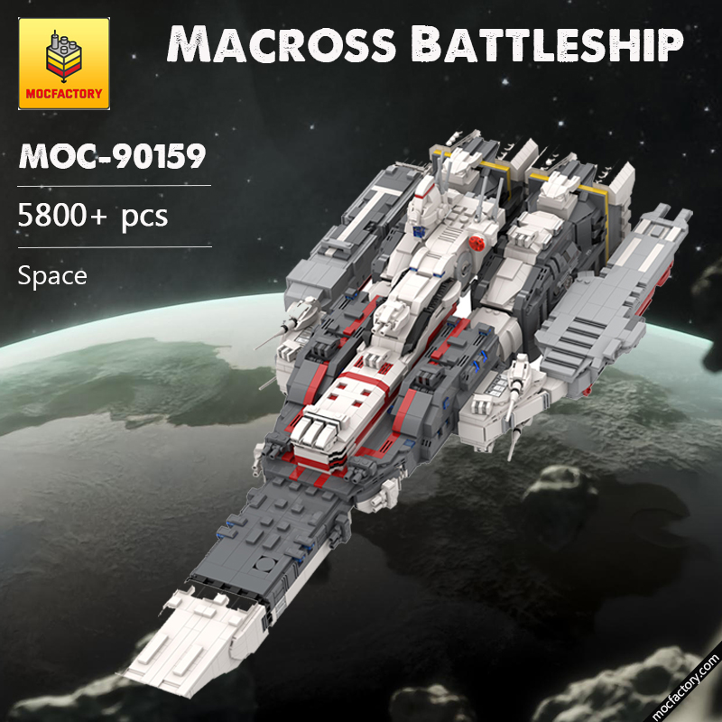 MOC 90159 Macross Battleship Space MOC FACTORY - LEPIN Germany