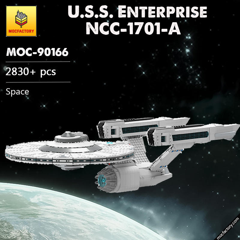 MOC 90166 U.S.S. Enterprise NCC 1701 A Space MOC FACTORY - LEPIN Germany