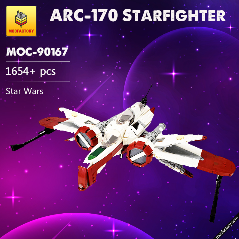 MOC 90167 ARC 170 Starfighter Star Wars MOC FACTORY - LEPIN Germany