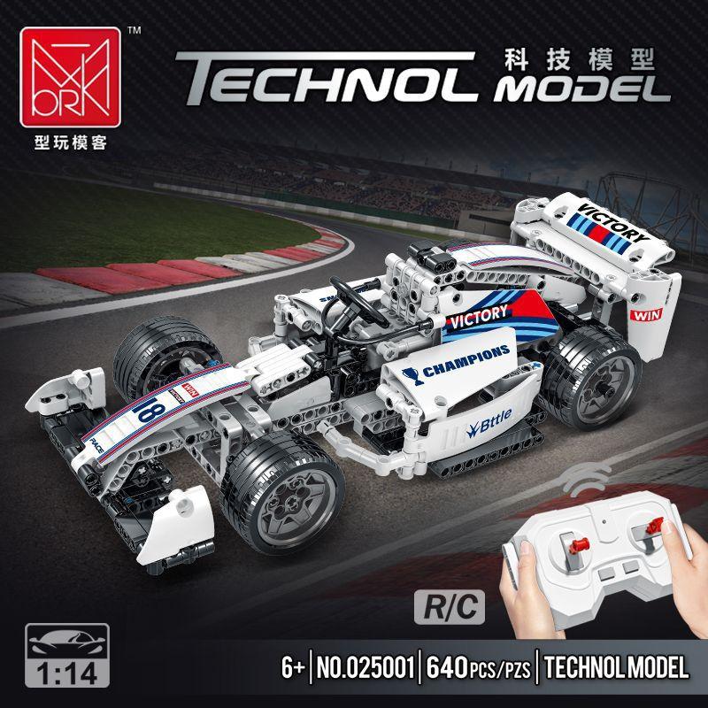 MORK 025001 RC White F1 Racing Car with 640 pieces 1 - LEPIN Germany