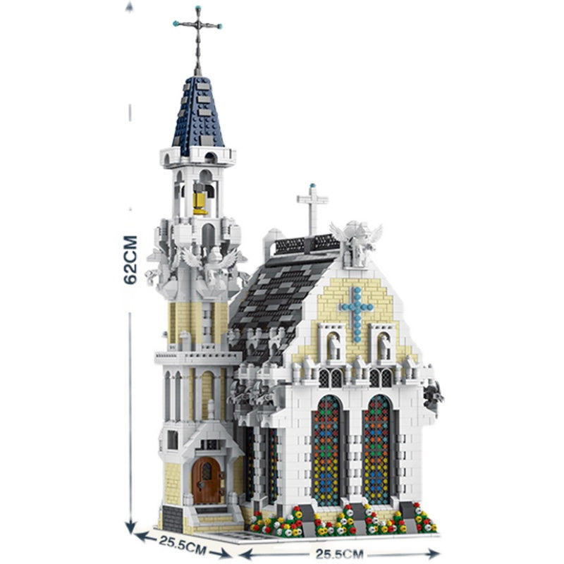 Mork 033006 Medieval City Church with 4418 pieces 2 - LEPIN Germany