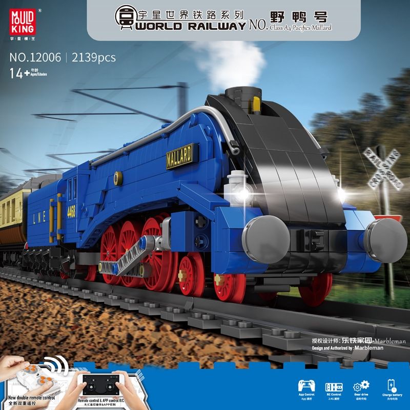 Mould King 12006 RC Class A4 Pacifics Mallard with 2139 pieces 1 - LEPIN Germany