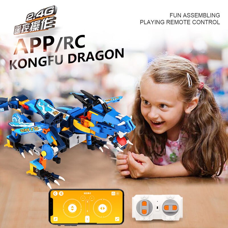 Mould King 13018 APP RC Technic Ninjaoes Dragon Knight Model Building Blocks 70602 Bricks toys for 5 - LEPIN Germany