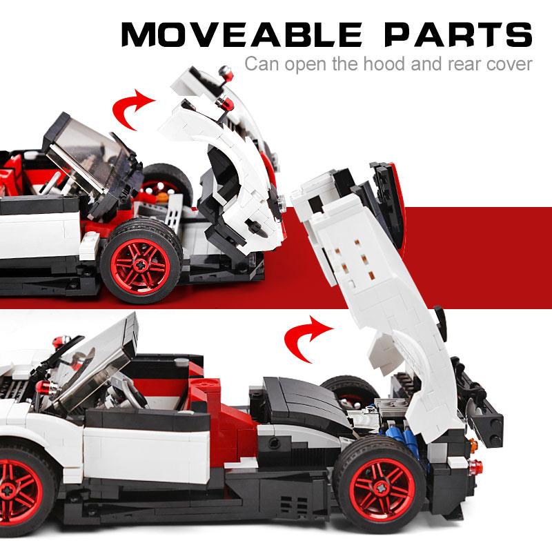 Mould King 13105 Creative Idea Series High Performance Vehicle Super Race Building Blocks 960pcs Bricks Toys 2 - LEPIN Germany