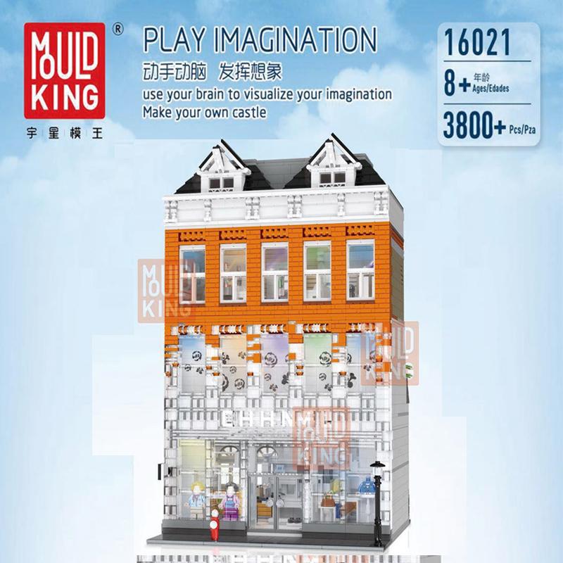 Mould King 16021 CHANELING AMSTERDAM Shop Moc Model Set Building Blocks Bricks Educational Toy Birthdays Gift - LEPIN Germany