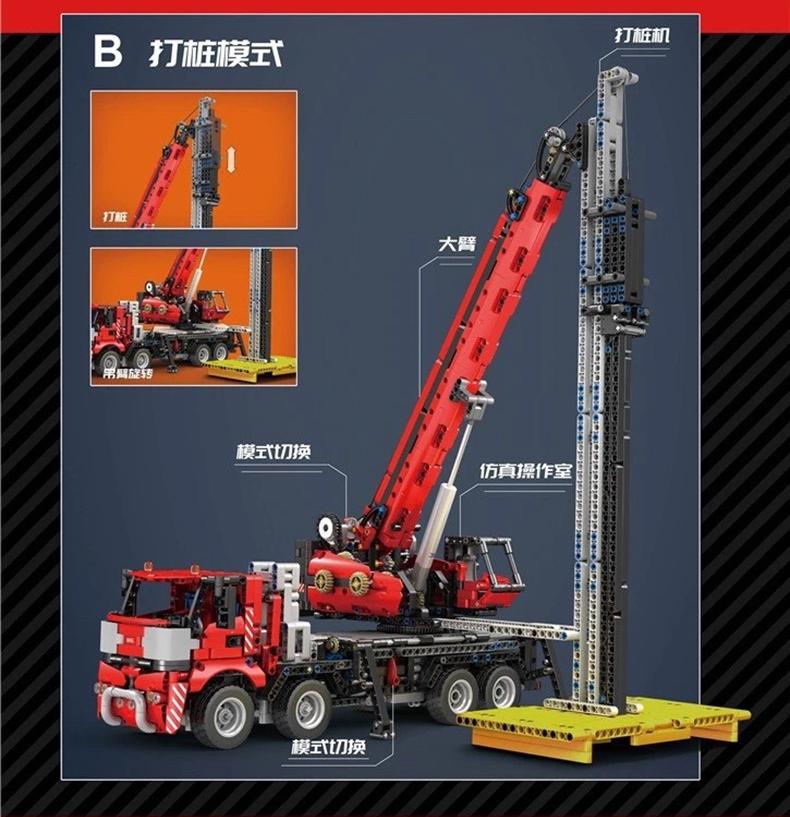 Mould King 17003 All Terrain Piling Platform with 2828 pieces 7 - LEPIN Germany