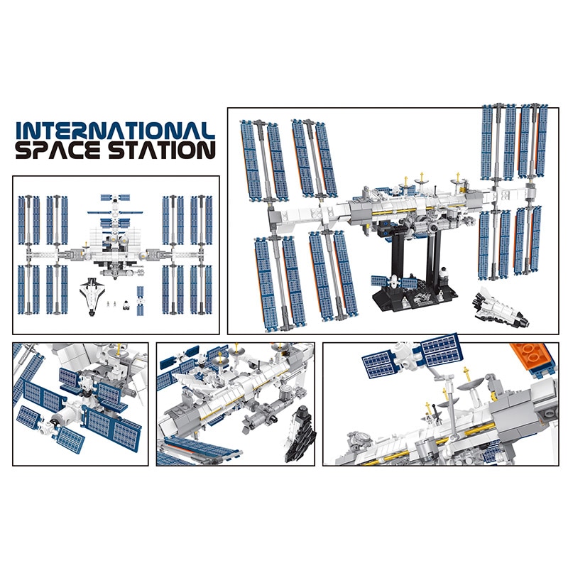 NEW Space Station The Apollo Saturn V Model Lepining Building Blocks Compatible 21321 21309 Toys For 1 - LEPIN Germany