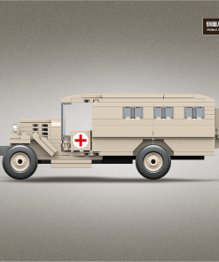 QuanGuan 100112 Soviet Army Gaz 552 Ambulance with 334 pieces 2 - LEPIN Germany
