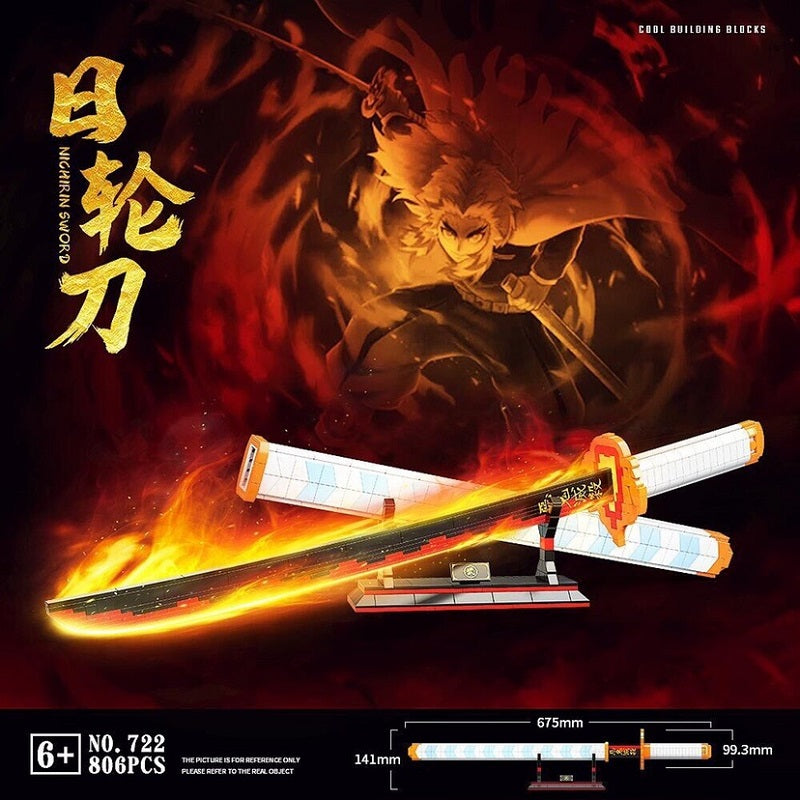 Quanguan 722 Demon Slayer Kimetsu no Yaiba Nichirin Sword 1 - LEPIN Germany