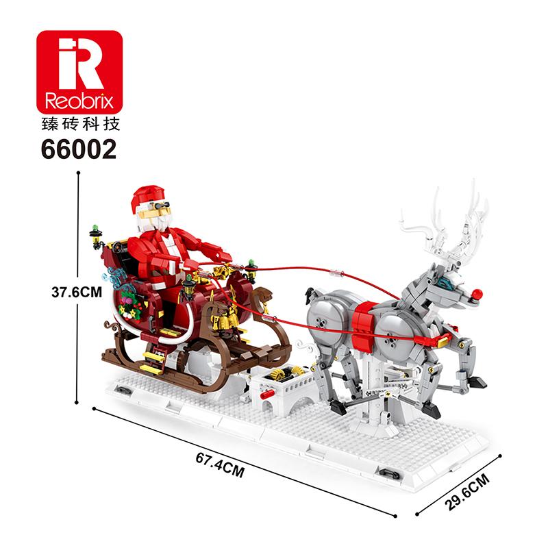 Reobrix 66002 Christmas Sleigh with 1572 pieces 2 - LEPIN Germany