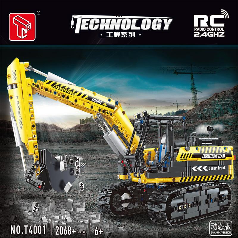 TGL T4001 RC Excavator with 2068 pieces 1 - LEPIN Germany