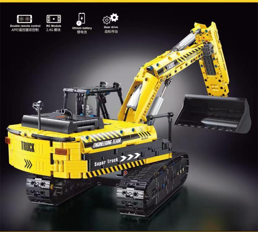 TGL T4001 RC Excavator with 2068 pieces 4 - LEPIN Germany