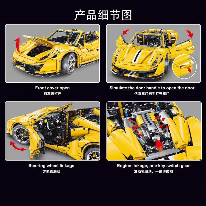 TGL T5005 Super Car 488 with 3608 pieces 1 - LEPIN Germany