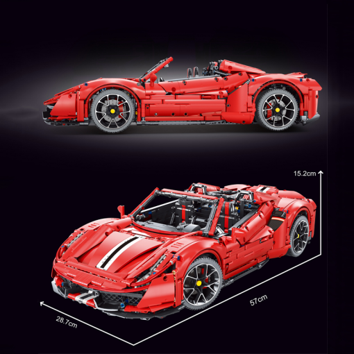 TGL T5005 Super Car 488 with 3608 pieces 2 - LEPIN Germany
